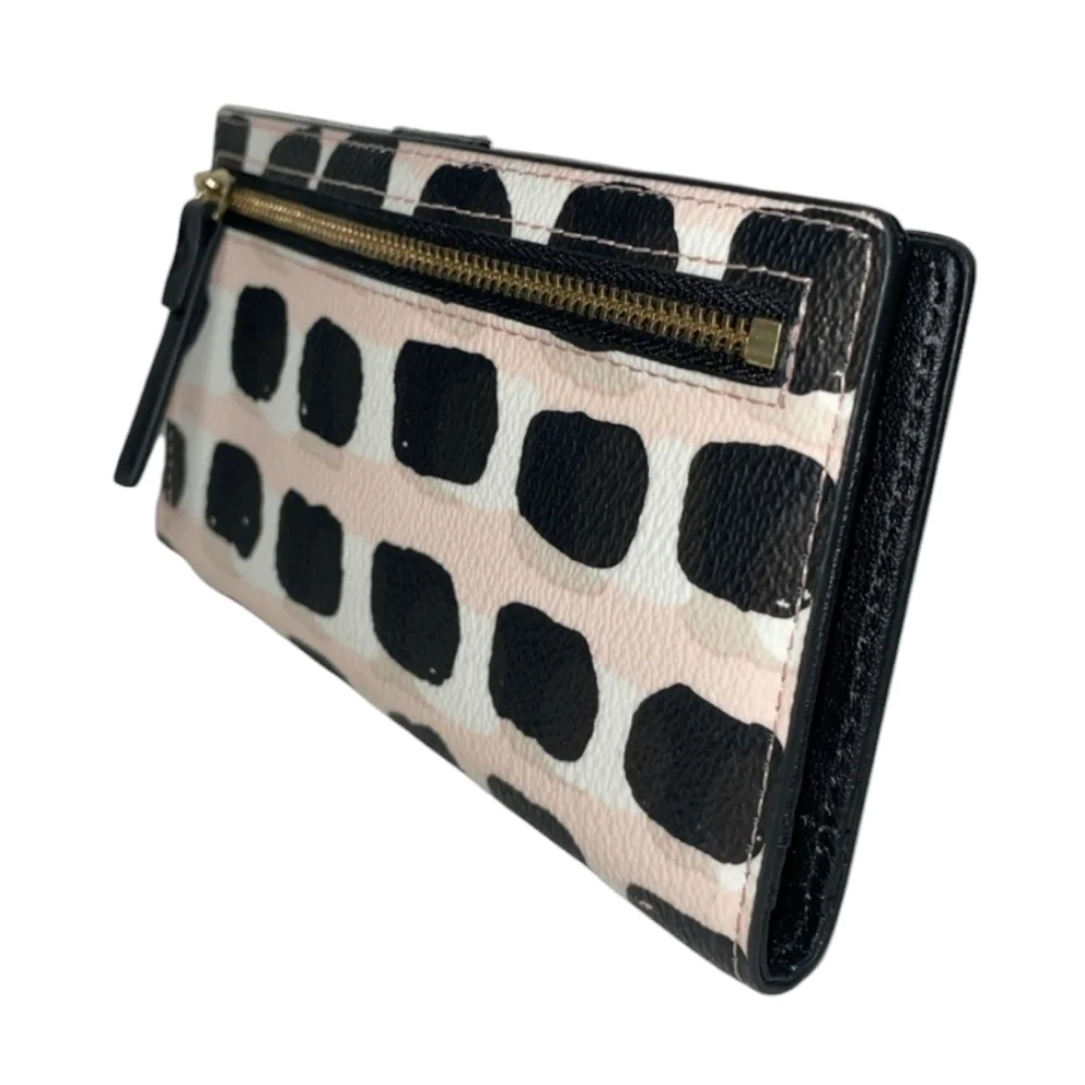 Kate Spade Neda Grove Slim Snap Leather Wallet
